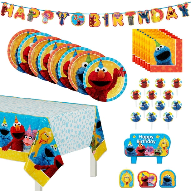 Serves 8 Muppet Babies Happy Birthday 3 Piece Party Pack and Table Cover